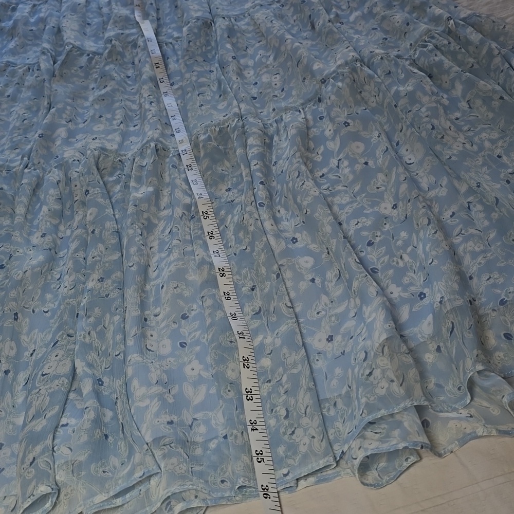 Lauren Ralph Lauren Floral Georgette Peasant Skirt - Picture 7 of 13